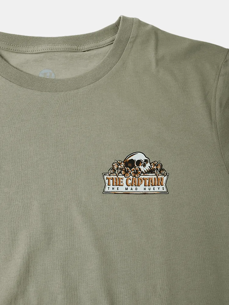 The Mad Hueys Tropic Captain Tee - Khaki