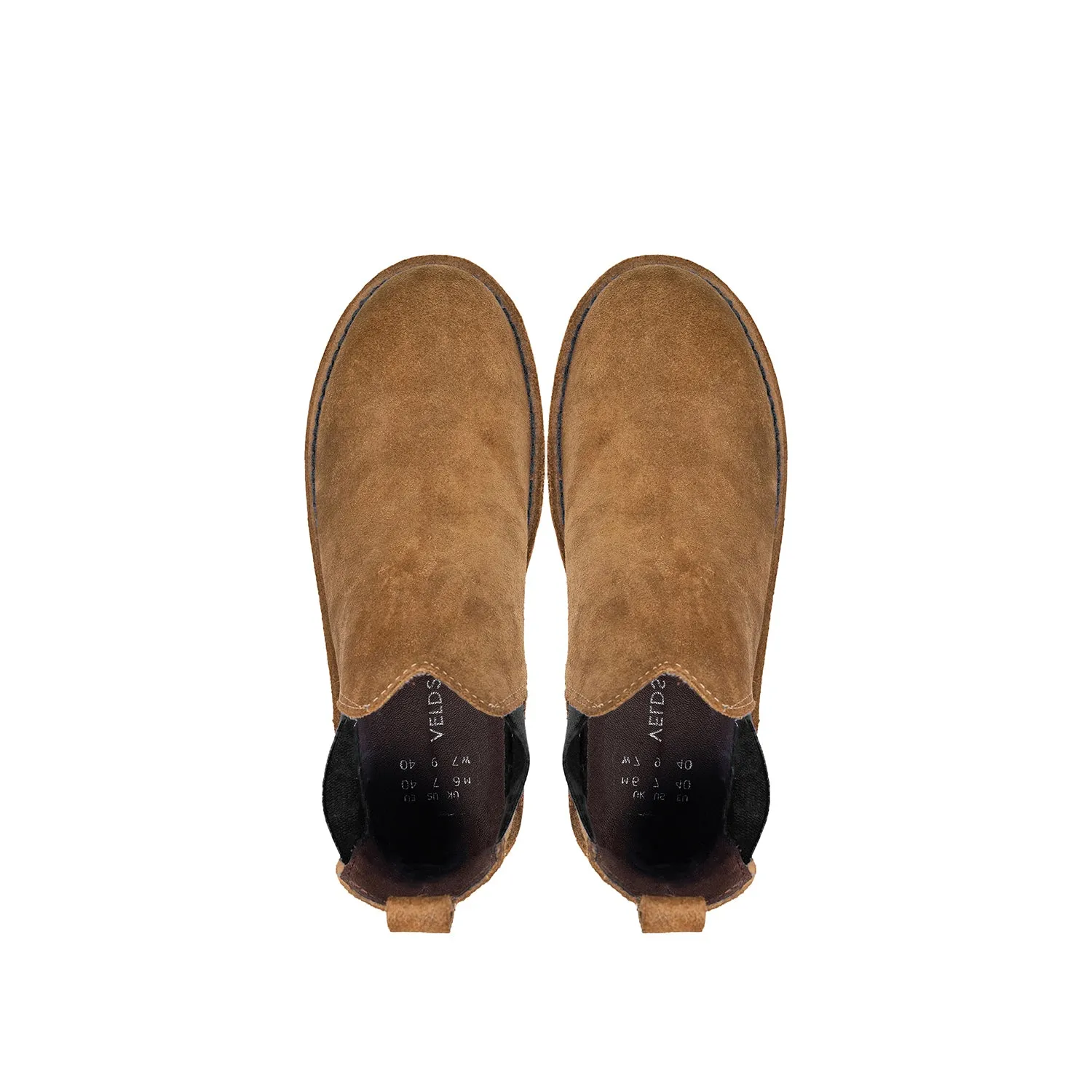 VELDSKOEN CHELSEA BOOT SAFARI (BLACK SOLE)