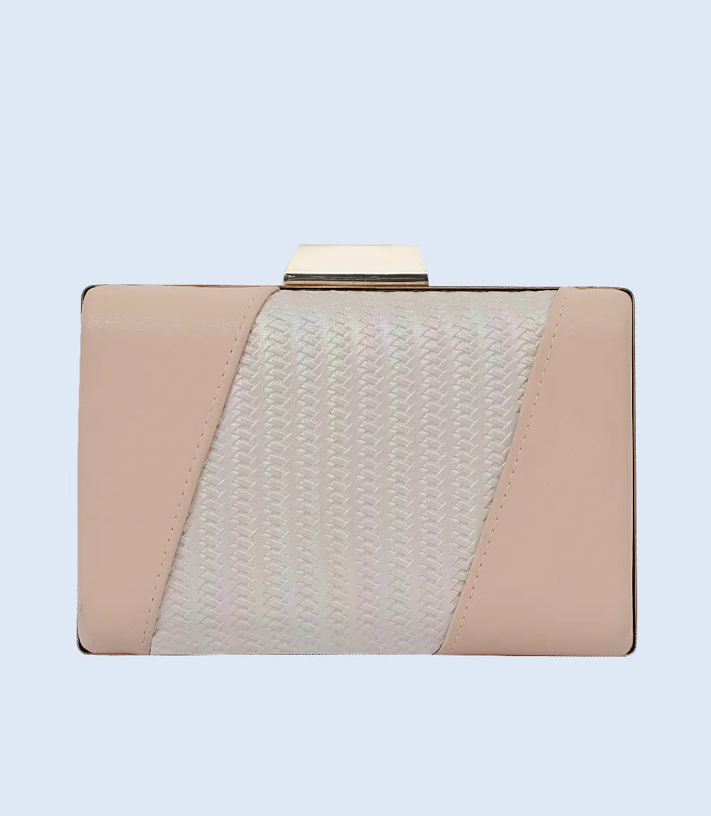 WB0698-Beige-Women Snazzy Clutch