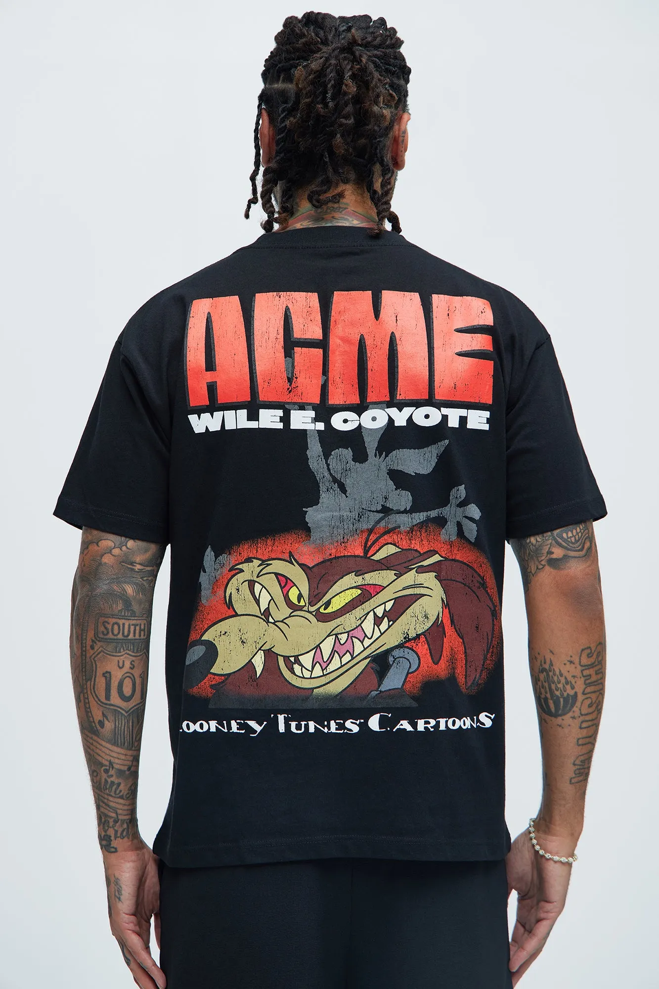 Wile E. Coyote ACME Special Oversize Short Sleeve Tee - Black