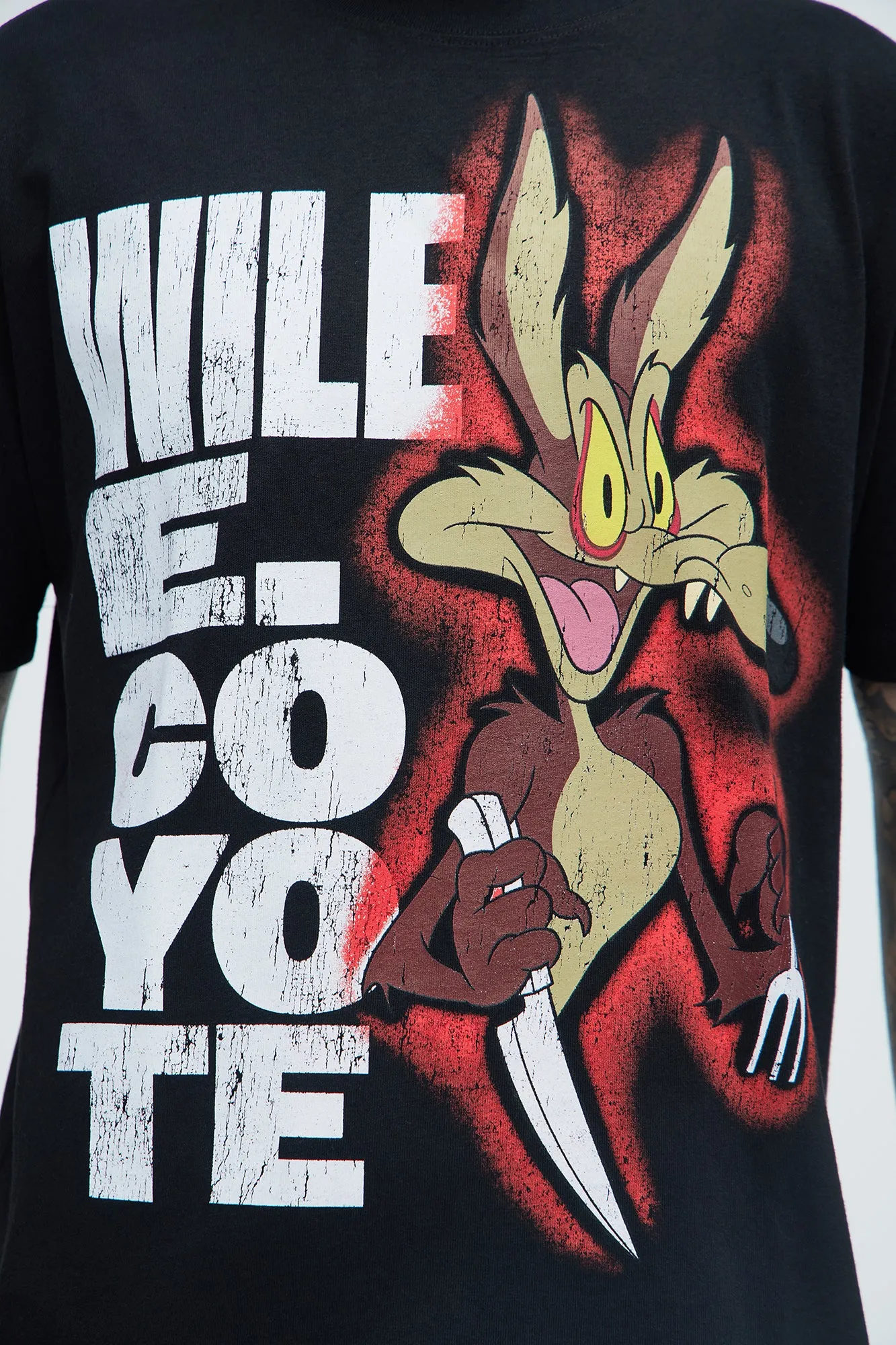 Wile E. Coyote ACME Special Oversize Short Sleeve Tee - Black