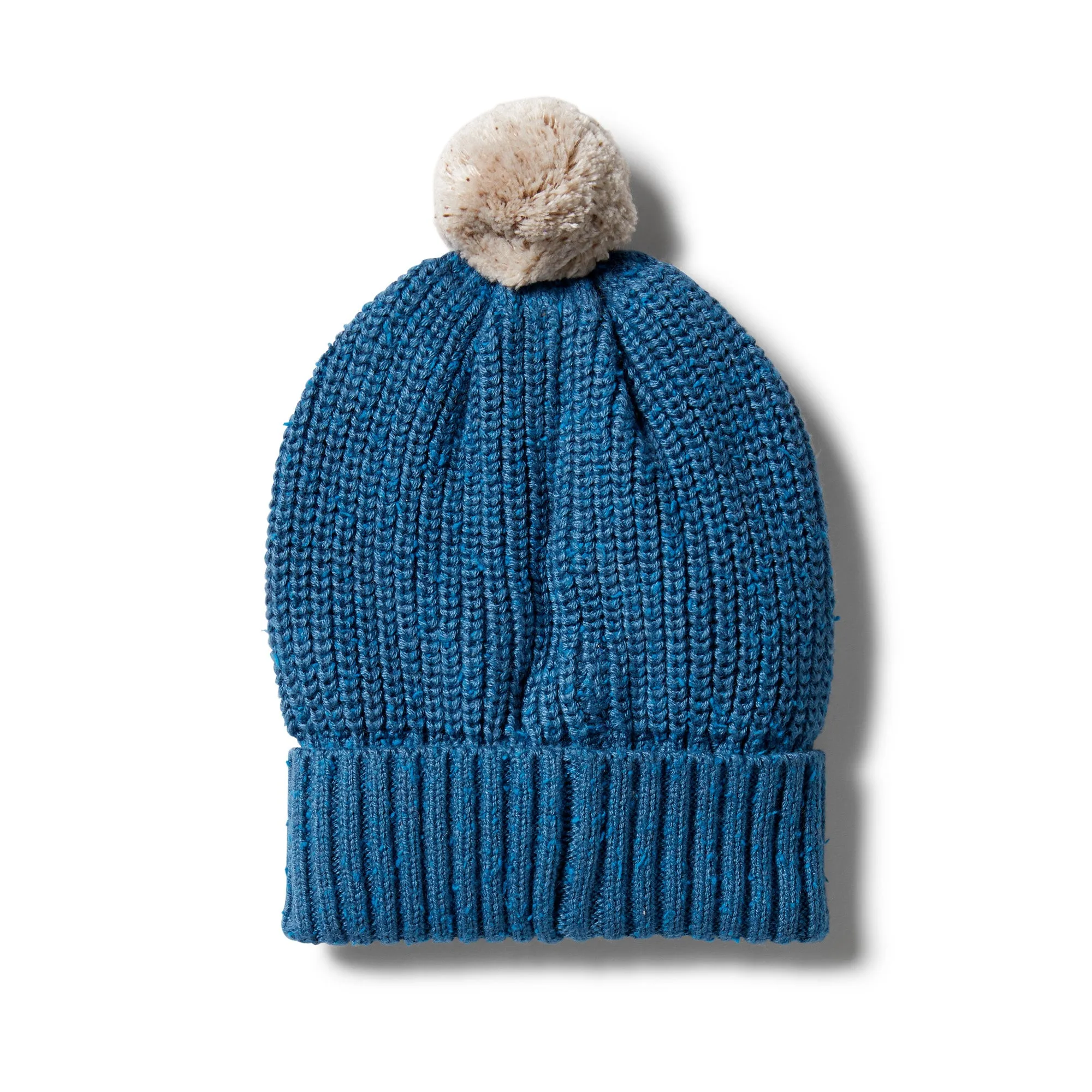 Wilson & Frenchy Knitted Hat - Denim Fleck