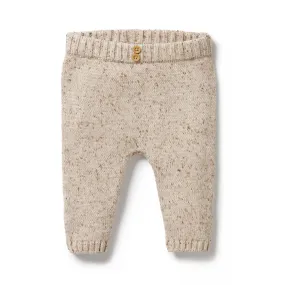 Wilson & Frenchy Knitted Legging - Almond Fleck