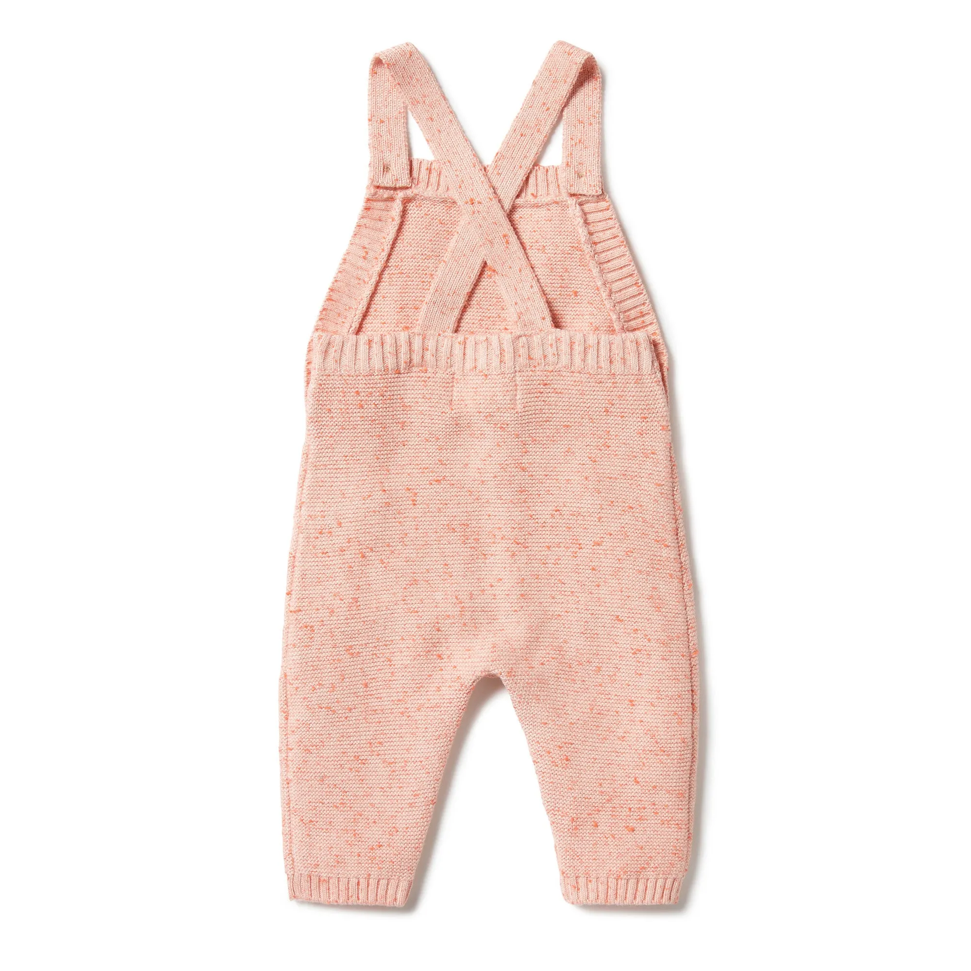 Wilson & Frenchy Knitted Overall - Silver Peony Fleck