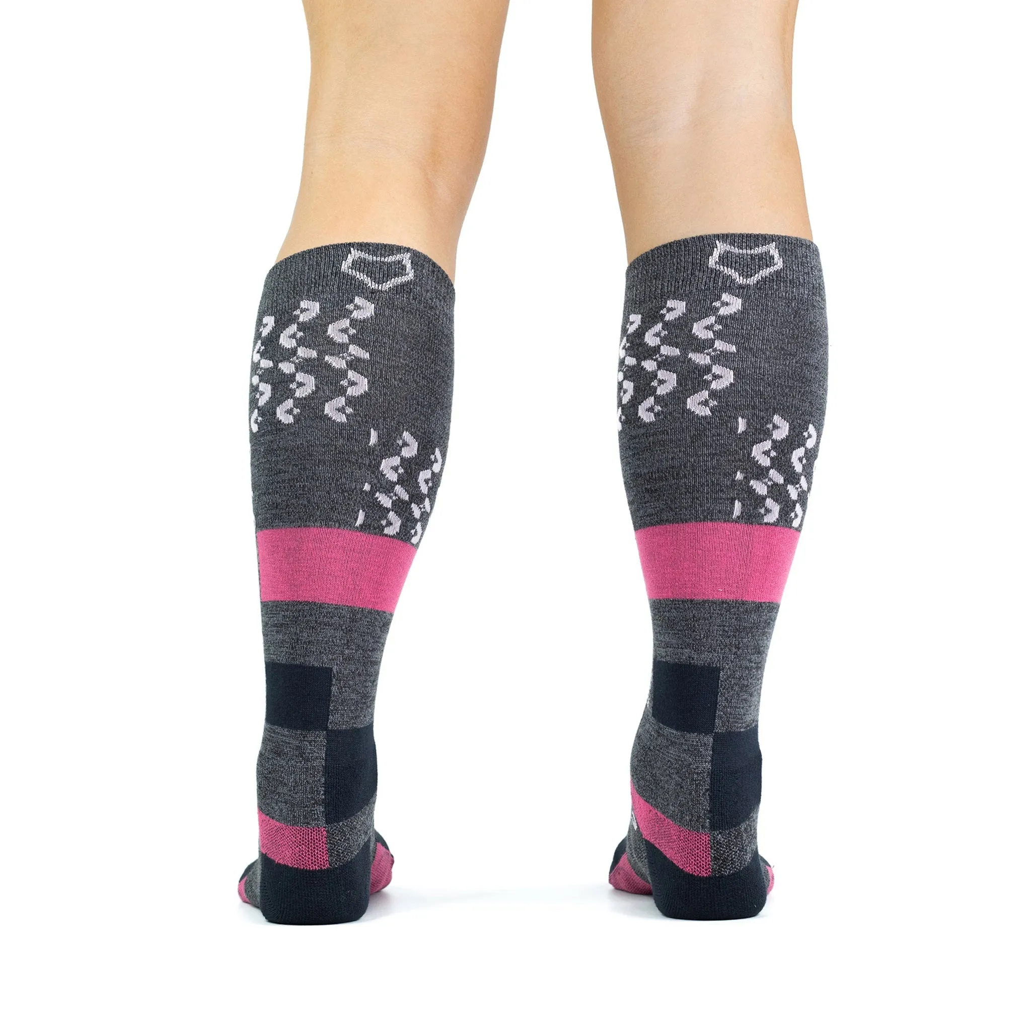 Women's Peakheat Liftie Lightweight Over-the-Calf Ski and Snowboard Sock