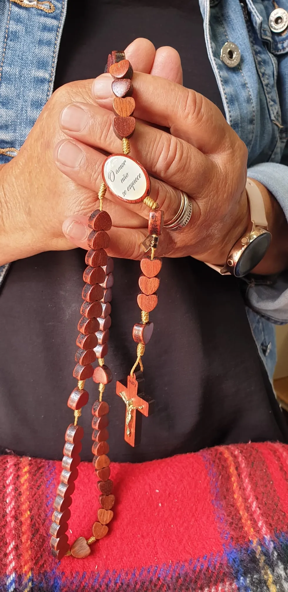 Wood Rosary - Dedicated to Alzheimer's patients