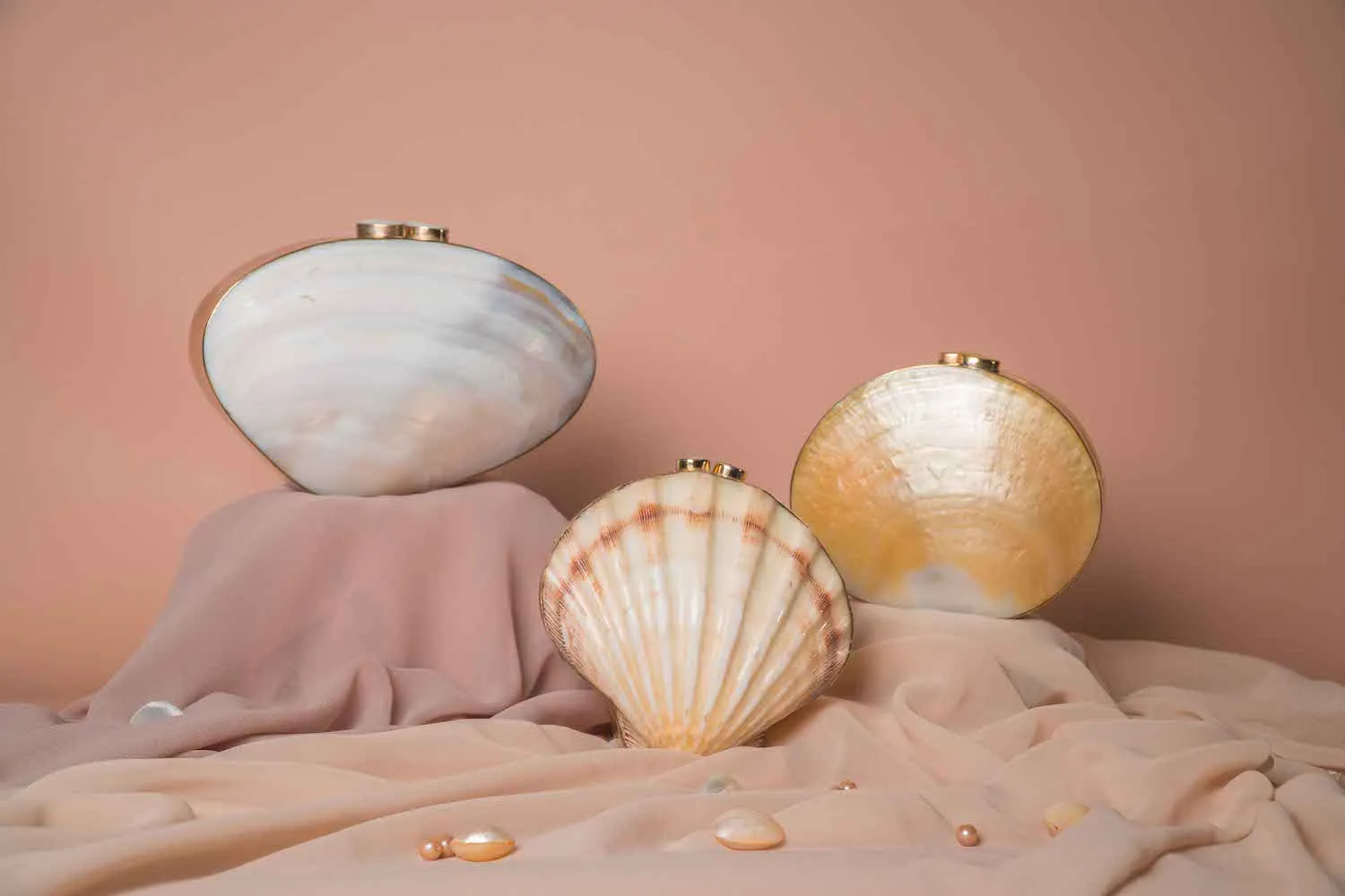 Ximena Clam Shell Clutch